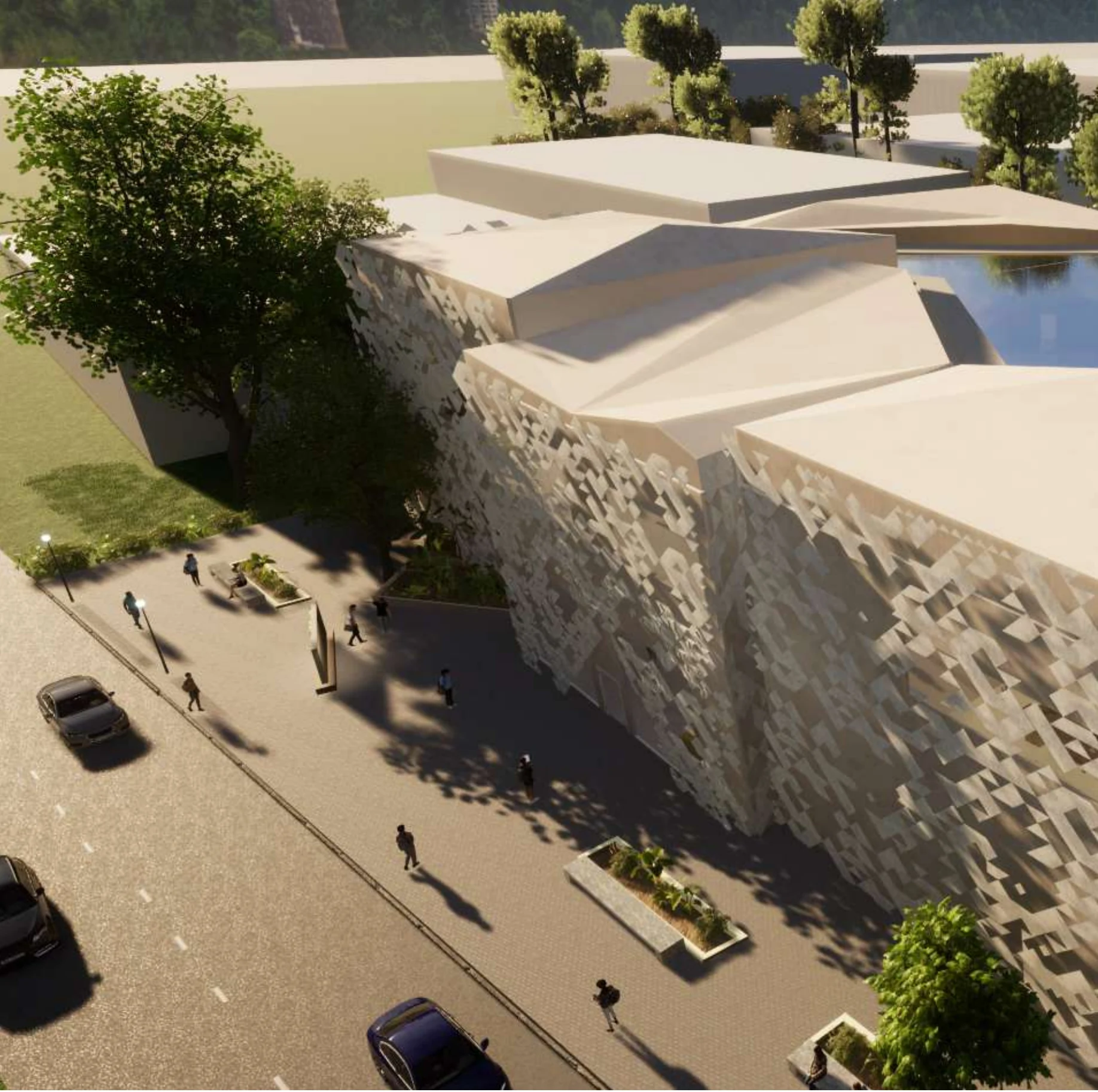 Exterior rendering